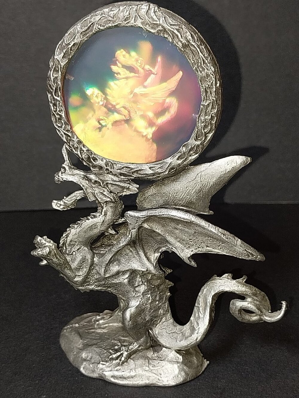Gallo WINGED PEWTER DRAGON HOLOGRAM